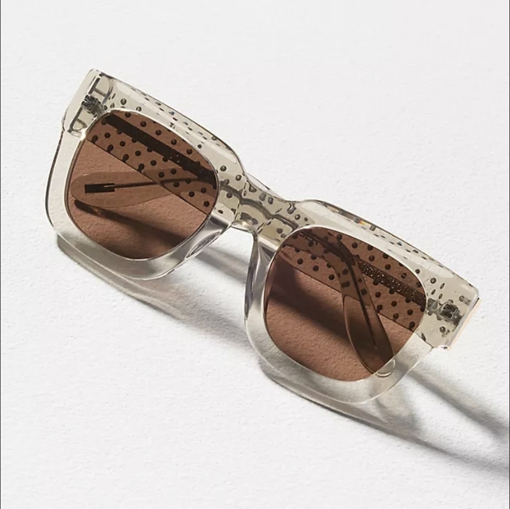 I-SEA x Anthropologie Jolene Sunglasses In Gold Stud